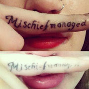 Finger tattoos