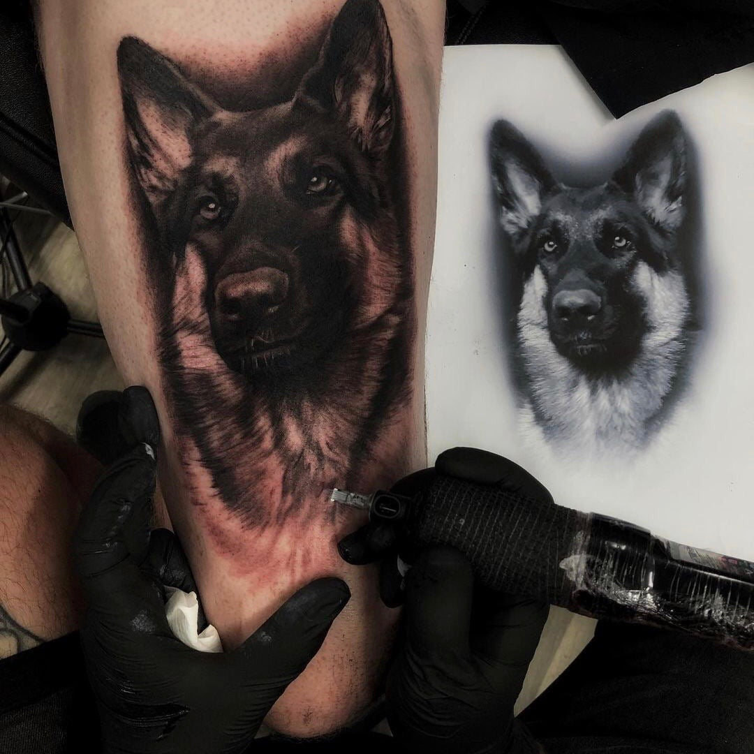 Pet Portrait Tattoos