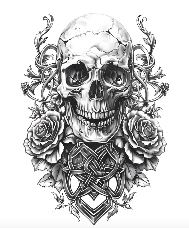 Specialised Skull Tattoo in Cork Studio