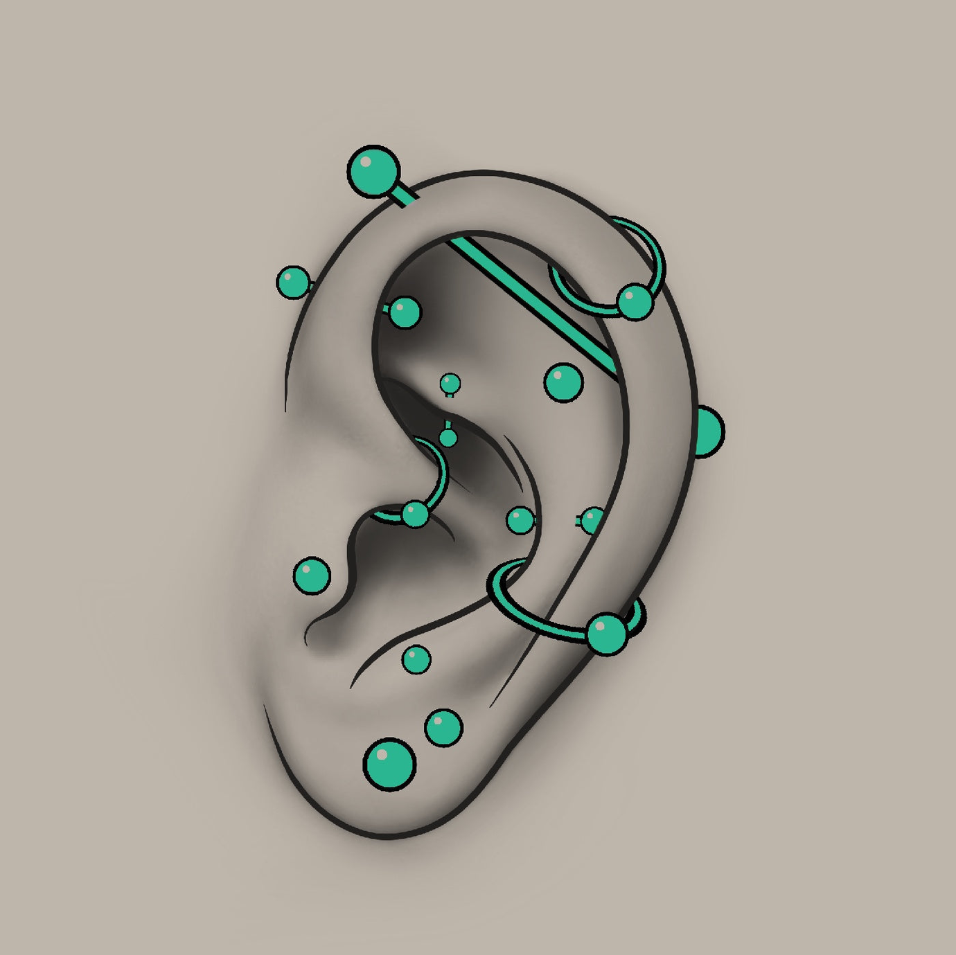 Piercings-Ear