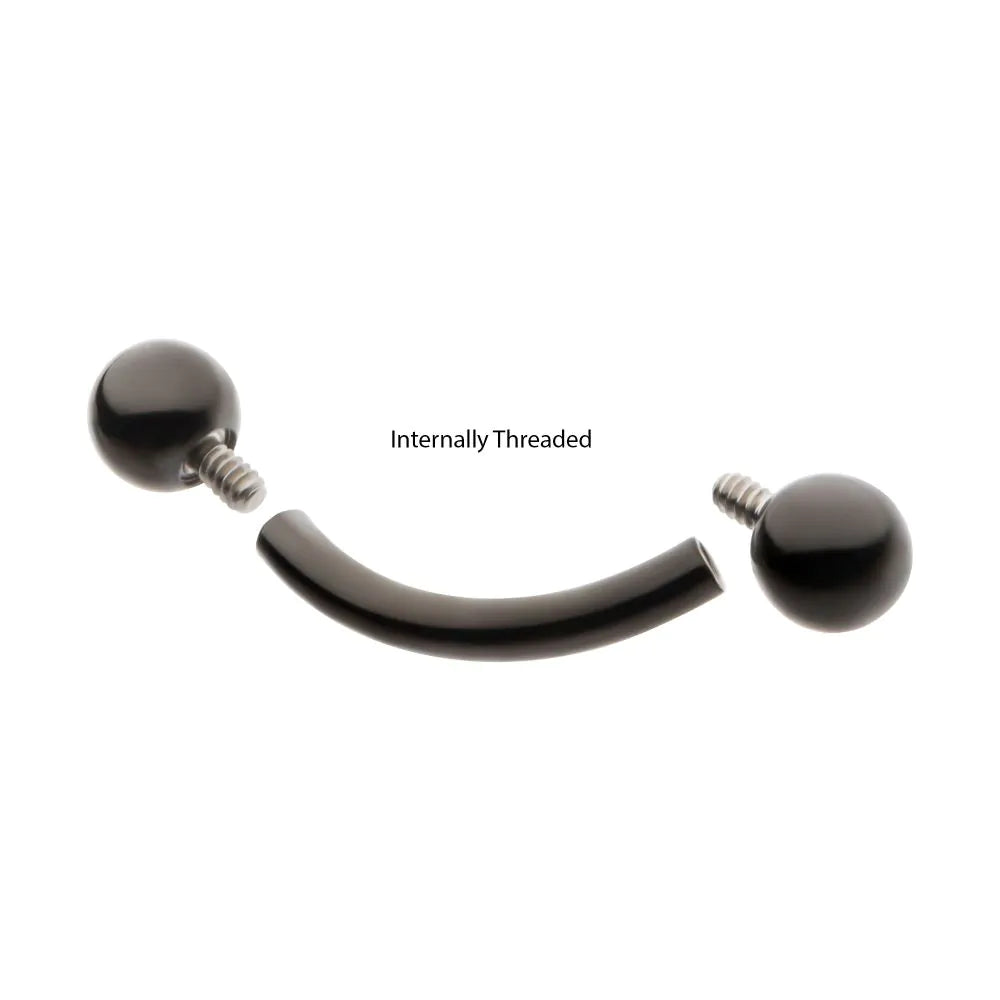 Curved Barbell Black PVD