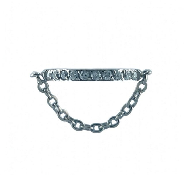 Clear 'Nadir' Hinged Segment Ring