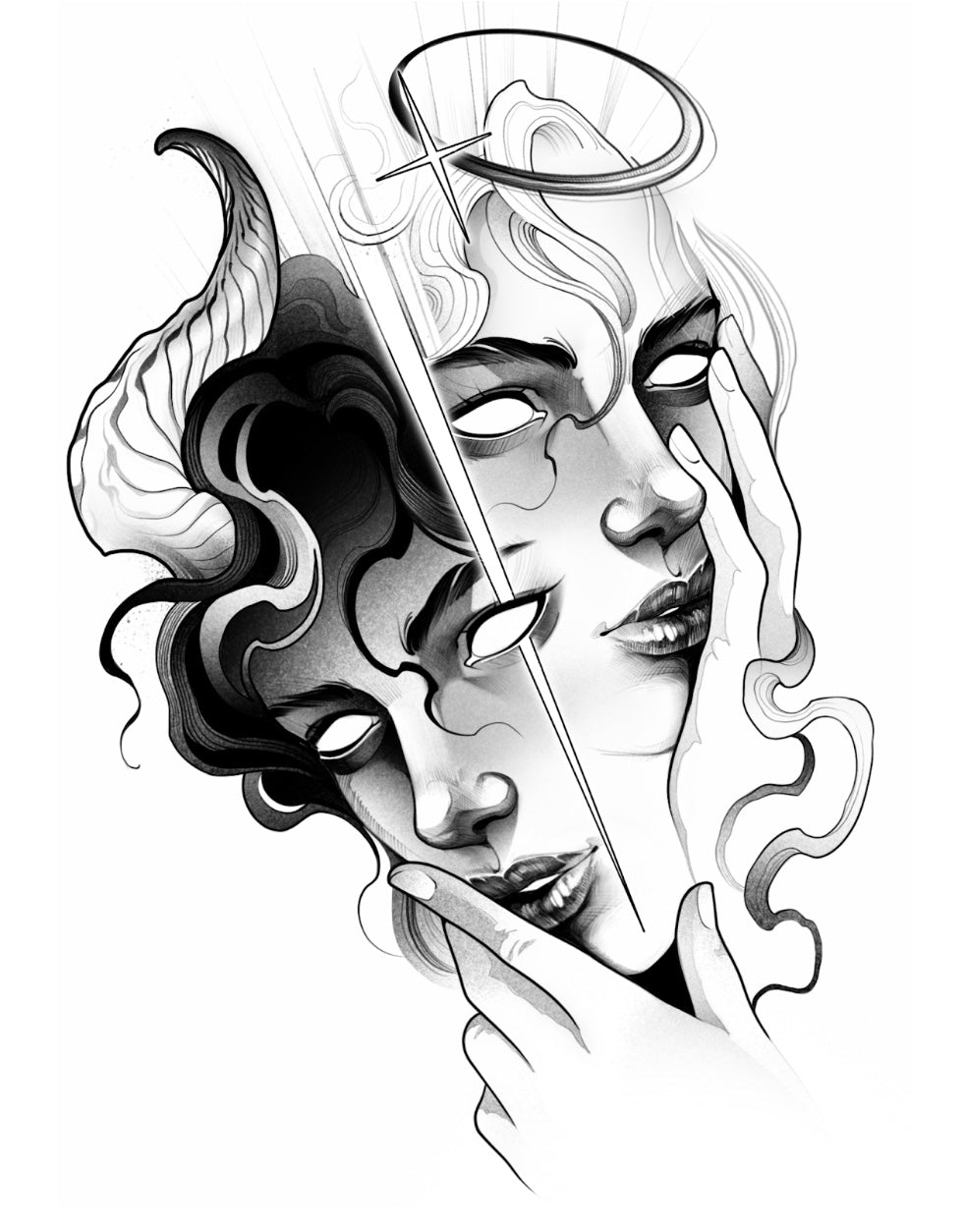 Gemini angel/devil