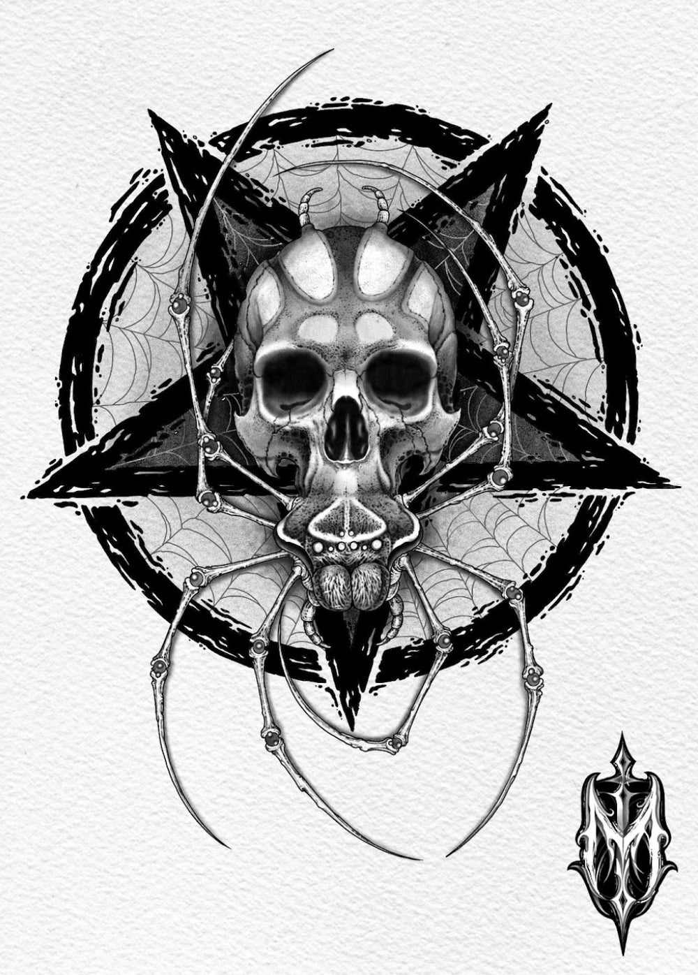 Pentagram Skull