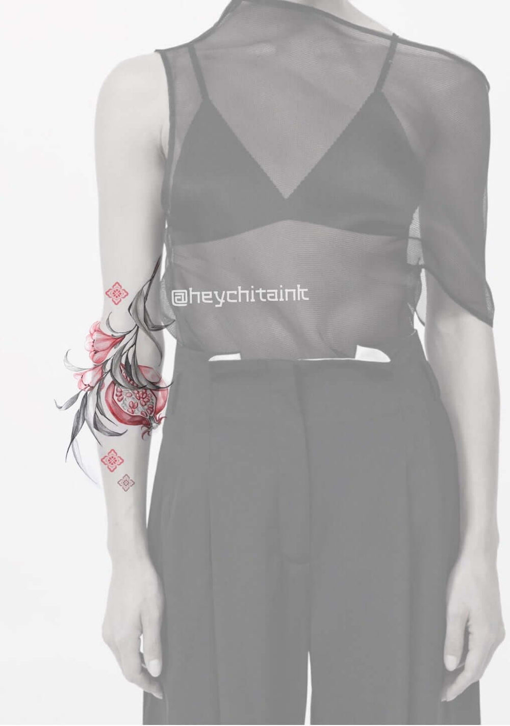 Pomegranate In Bloom