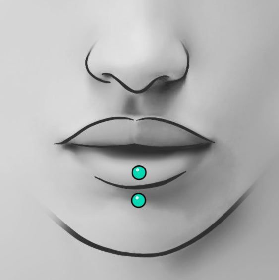 Piercing Vertical Labret