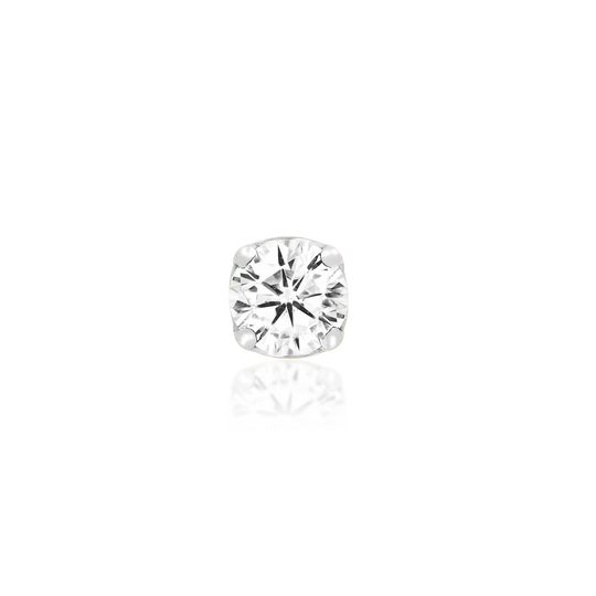 Prong Set Cz Threadless End