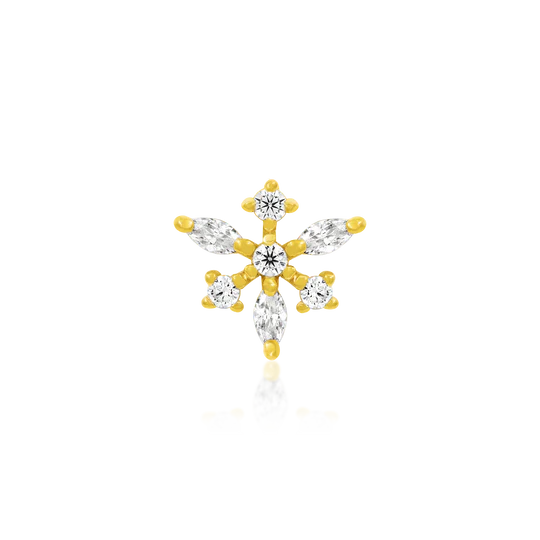 Junipurr 1 2Mm Snowflake Threaded End