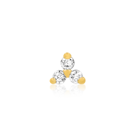 Trinity Cz Threadless End