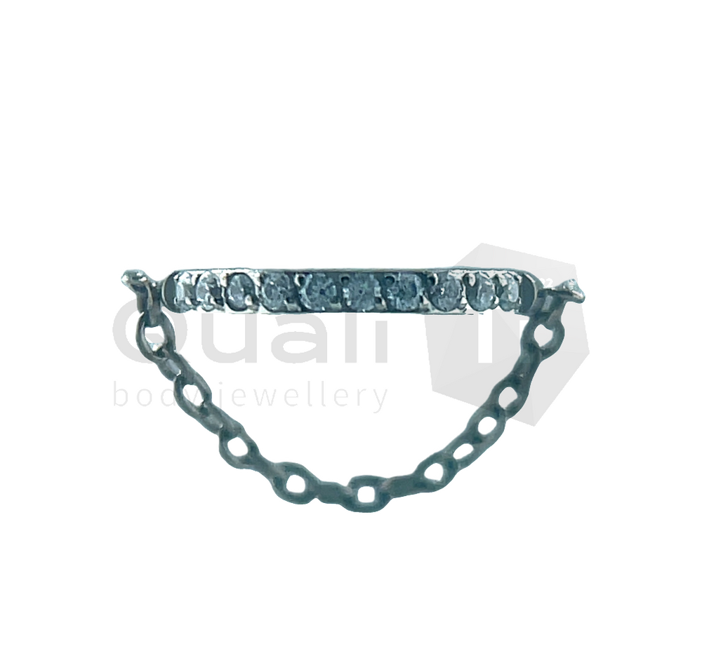 Clear 'Nadir' Hinged Segment Ring