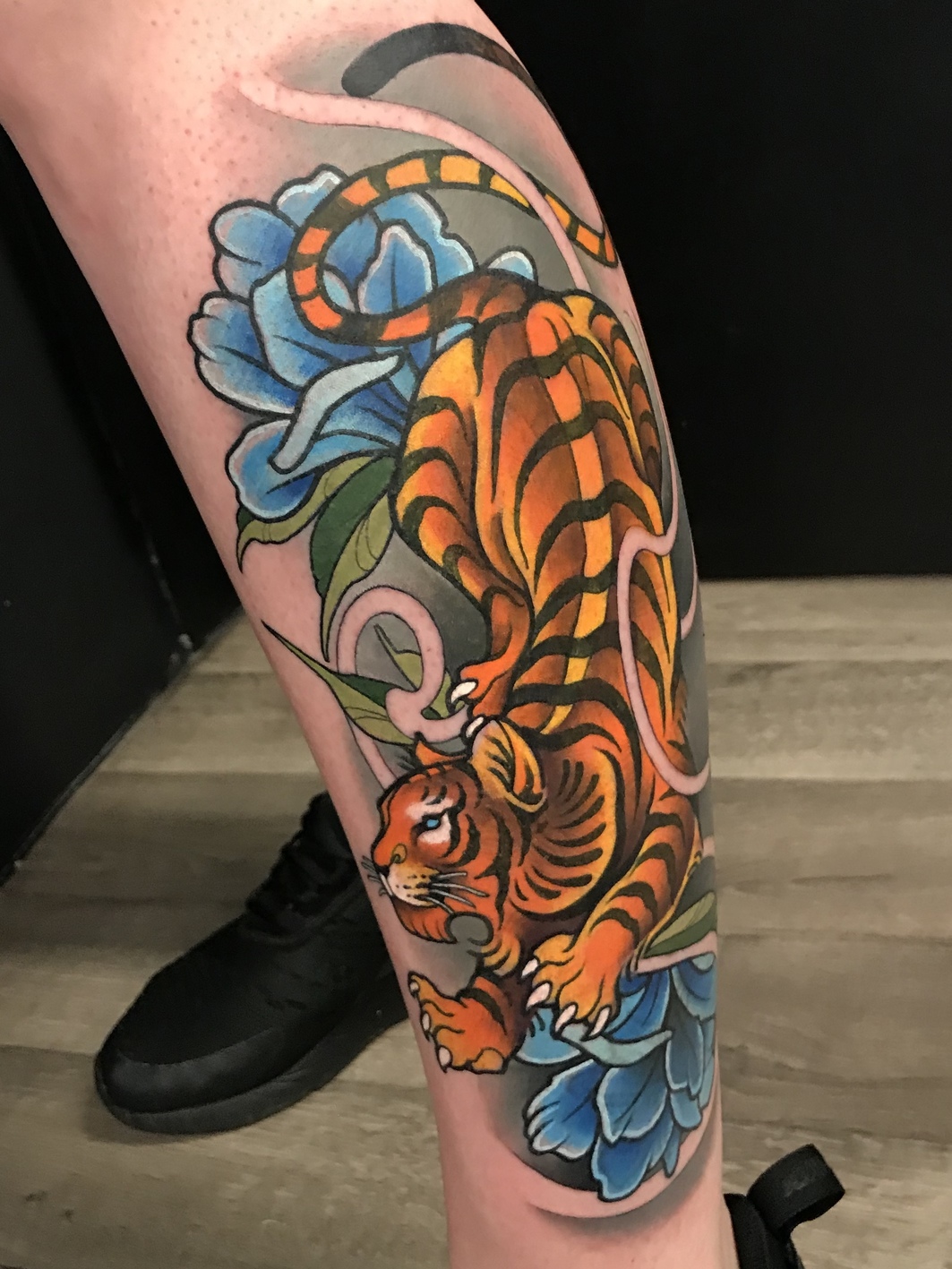 Tiger japanese neotraditional