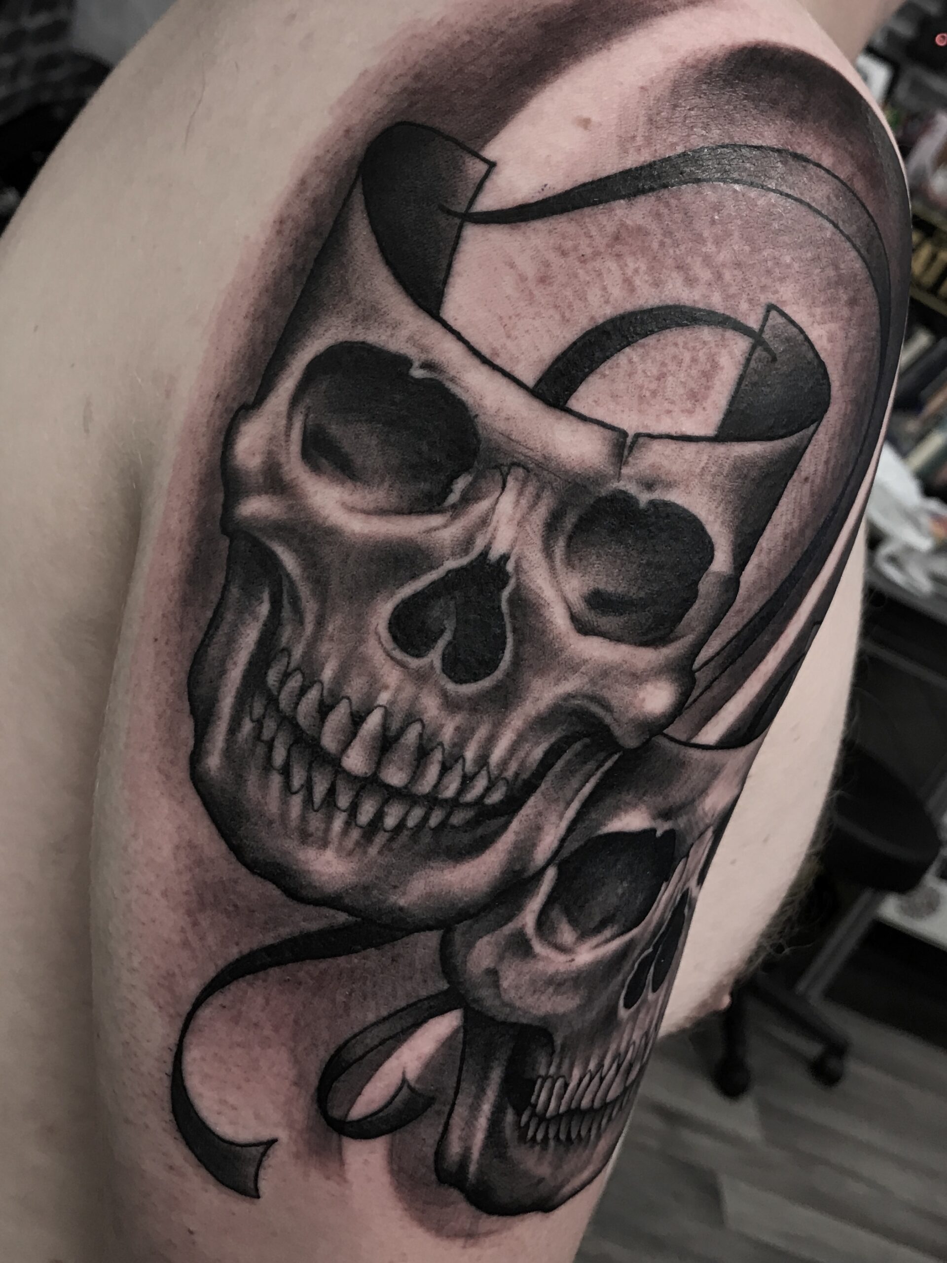 Skull Mask Tattoo