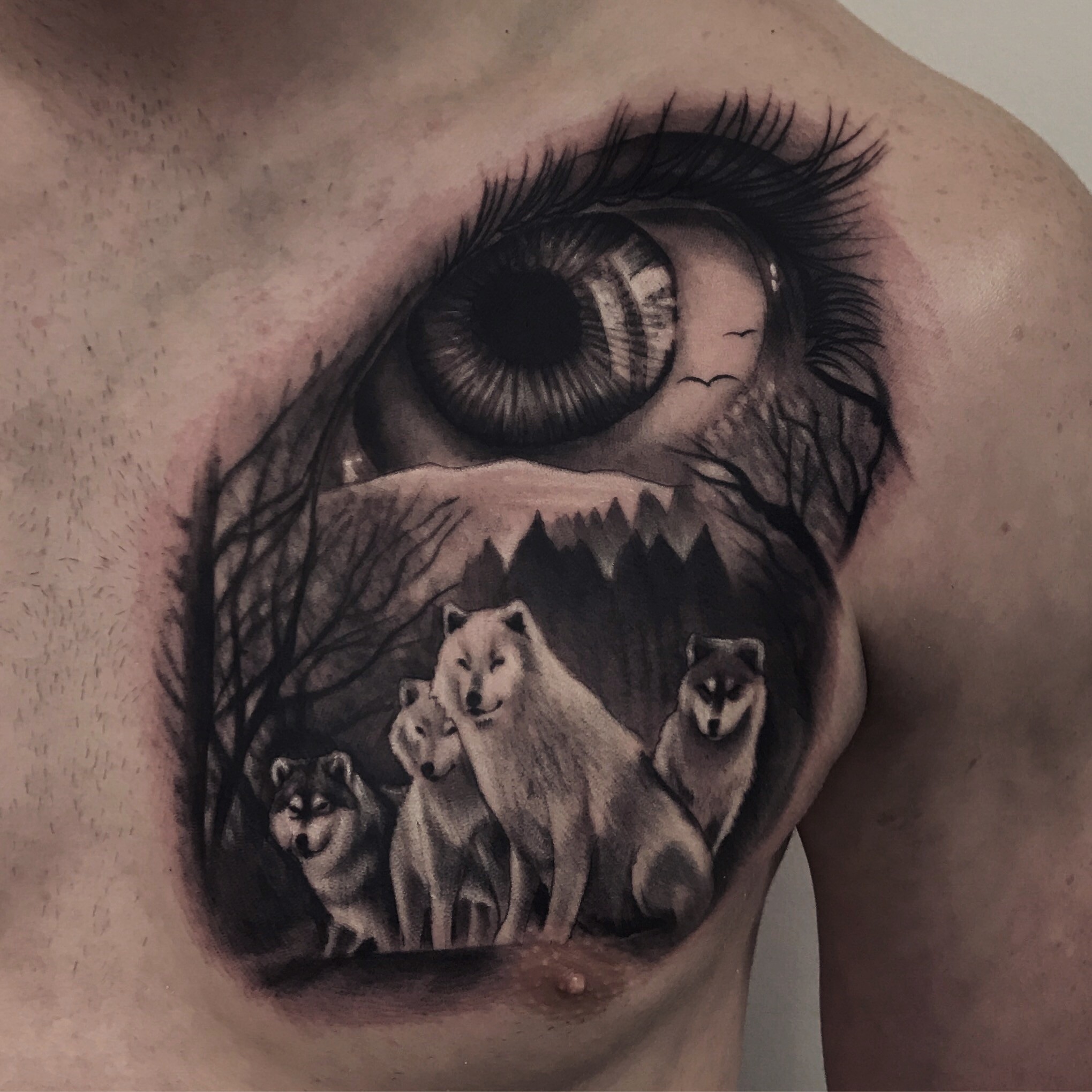 Pack of Wolves Tattoo